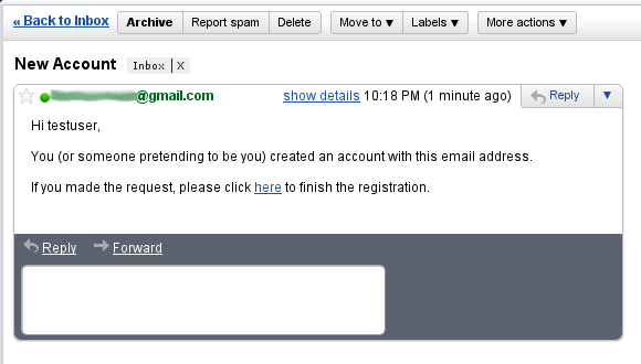 register email